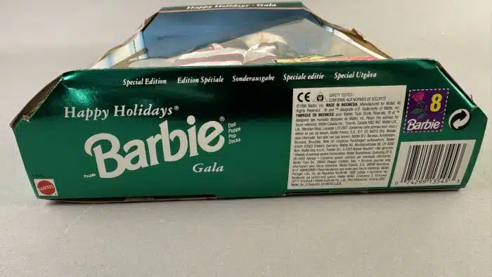1994 Happy Holidays Special Edition Gala Barbie Doll OVP 13545 Mattel – Bild 5