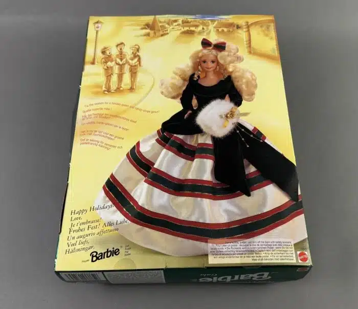 1994 Happy Holidays Special Edition Gala Barbie Doll OVP 13545 Mattel – Bild 8