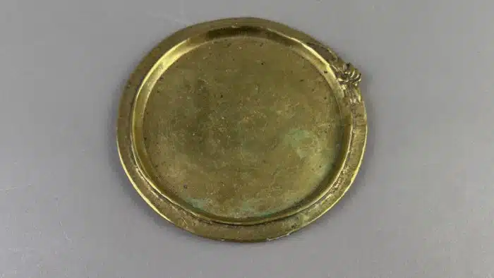 Heinz Goll -  Messing - Zierteller - Ausführung Gießerei "Kurt Jesch" Bleiburg, Dm.16 cm