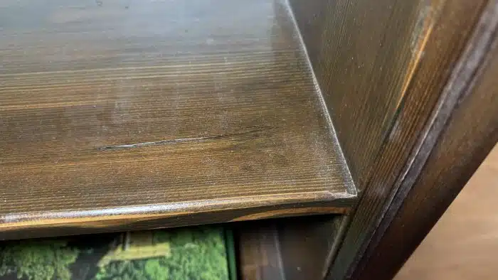 Vollholz Bücherregal mit Inhalt 175x33 cm H 220 cm – Bild 4