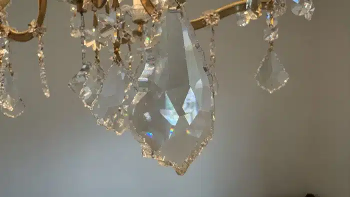 Swarovski Kristall Luster H 86 cm Dm.ca. 70 cm siehe Bilder und Video – Bild 4