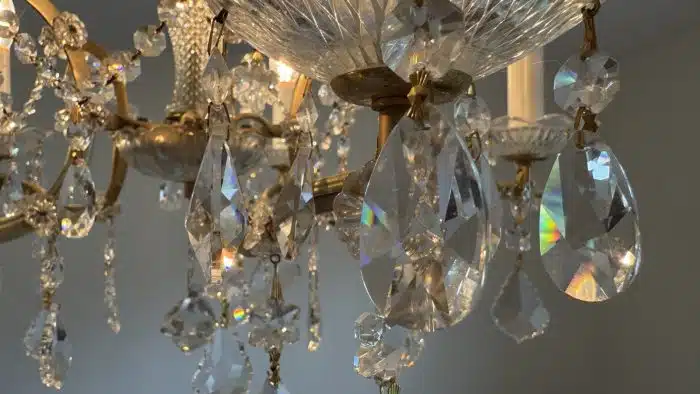 Swarovski Kristall Luster H 86 cm Dm.ca. 70 cm siehe Bilder und Video – Bild 5