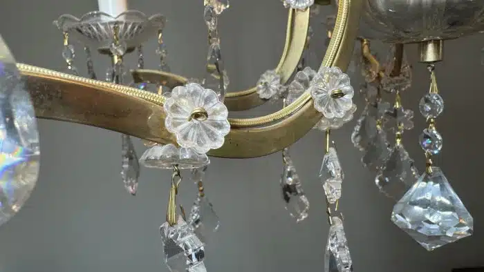 Swarovski Kristall Luster H 86 cm Dm.ca. 70 cm siehe Bilder und Video – Bild 6