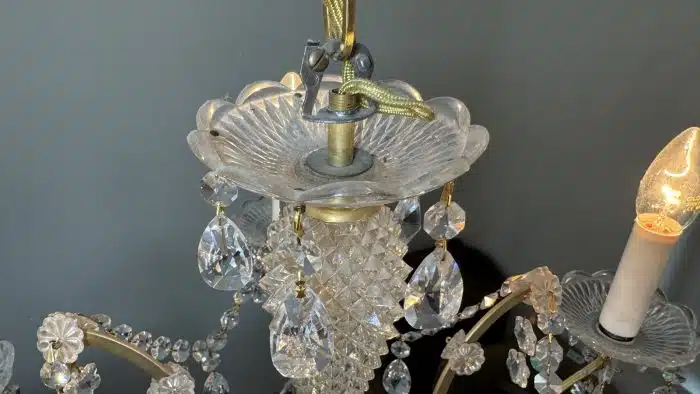 Swarovski Kristall Luster H 86 cm Dm.ca. 70 cm siehe Bilder und Video – Bild 7