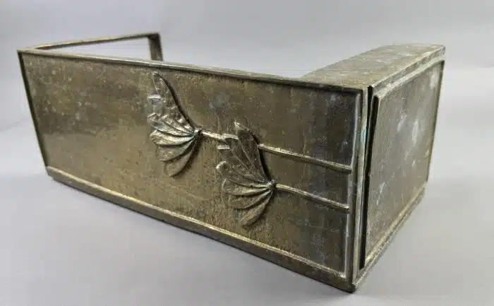 Heinz Goll -  massiver  brutalistischer Messing - Schirmständer ca. 8 kg. - Ausführung Gießerei "Kurt Jesch" Bleiburg, 21x27  H.65 cm – Bild 7