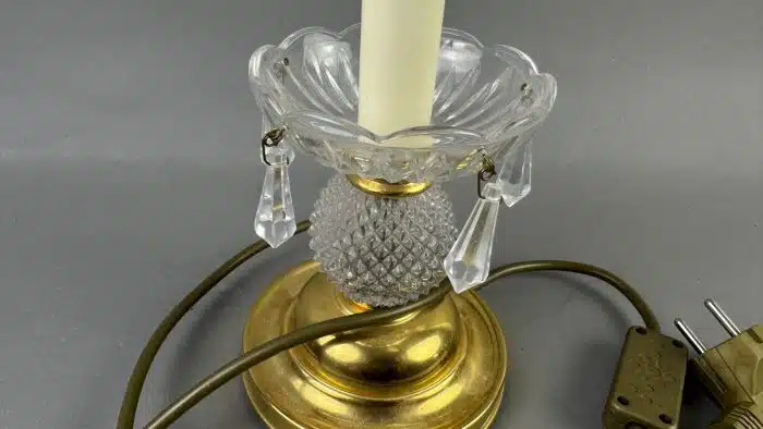 Antike Lampen mit Swarovski Kristall H 30 cm – Bild 2