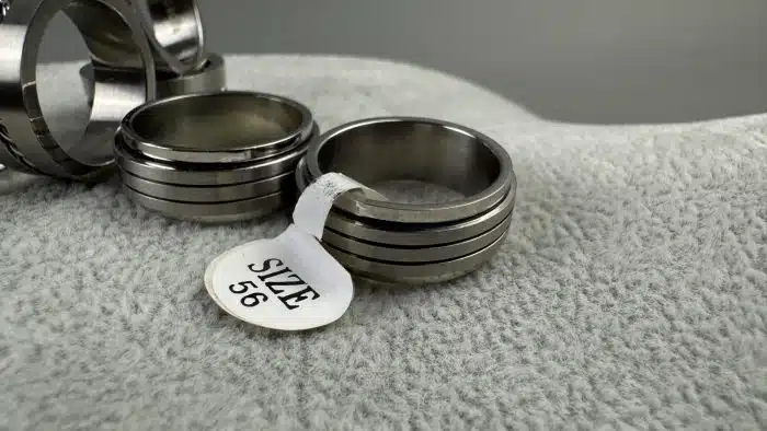 Posten Edelstahl Ring Fingerring Damen Herren verschiedene Größen siehe Bilder – Bild 3