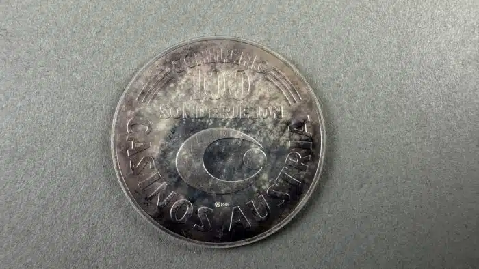 5 Stück Sammlermünzen - 850 Jahre Sankt Veit an der Glan - Monarchie, Kaiser Franz Josef I, Silber - 20 Centavos Cuba – Bild 4