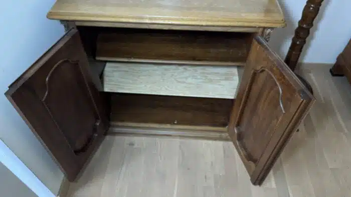 Vintage Kommode, Schrank - Holz, massiv, klassischer Stil  92x46 cm H 85 cm – Bild 5