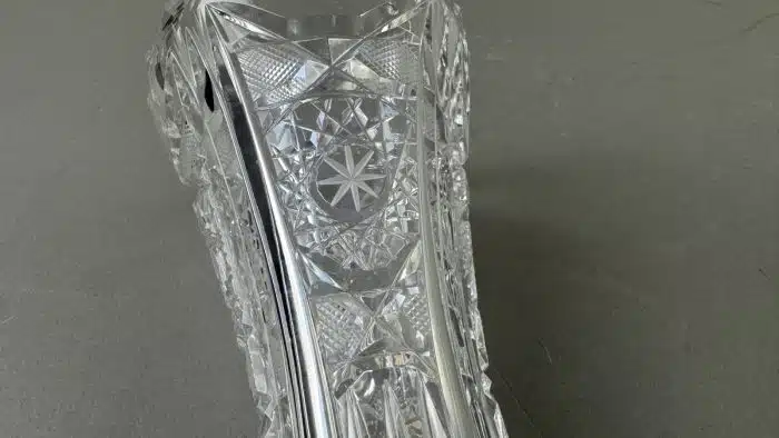 2 Stück Bleikristall Vasen H. 17 cm und 20 cm – Bild 3