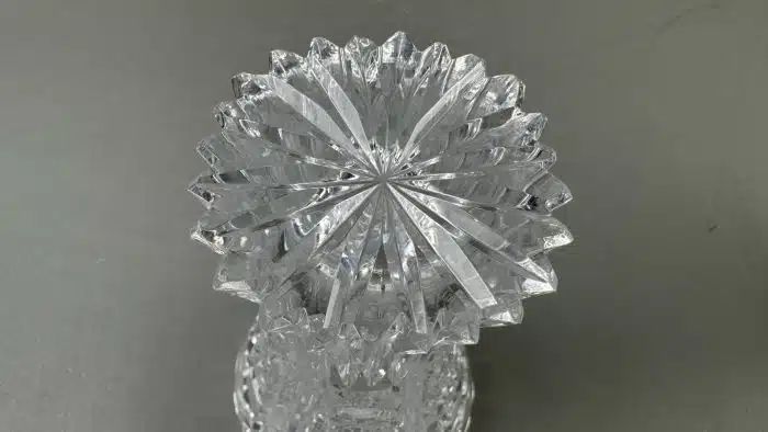 2 Stück Bleikristall Vasen H. 17 cm und 20 cm – Bild 4