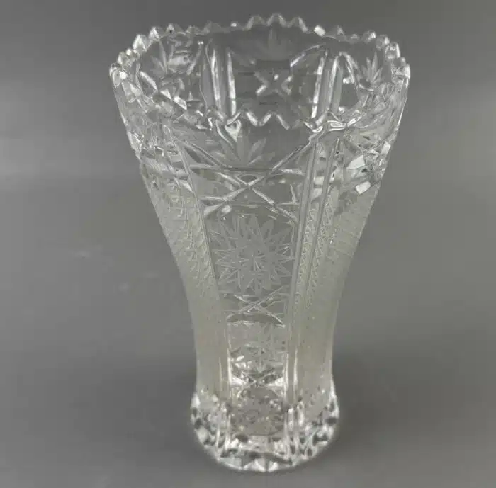 2 Stück Bleikristall Vasen H. 17 cm und 20 cm – Bild 5