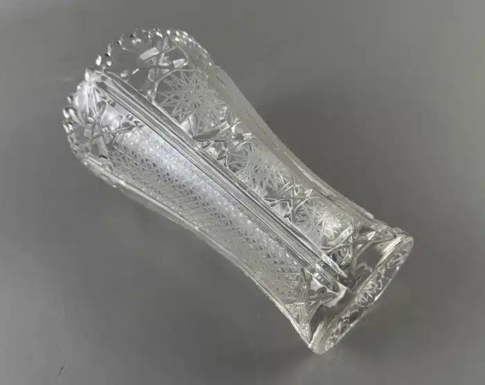 2 Stück Bleikristall Vasen H. 17 cm und 20 cm – Bild 6