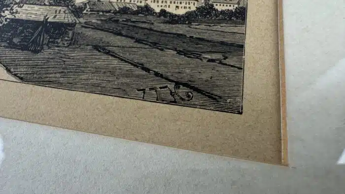 Bleiburg - Xylografie von Klos um 1890 - 21x18 cm Ausschnitt 13x9,5 cm – Bild 6