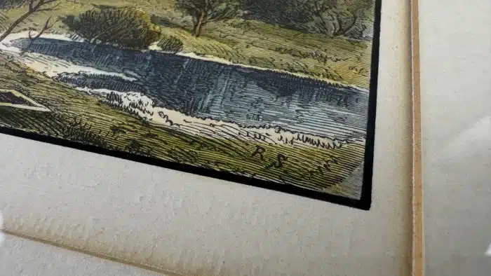Bleiburg - Xylografie von Püttner um 1890 - 26x21 cm Ausschnitt 17,5x12cm – Bild 5