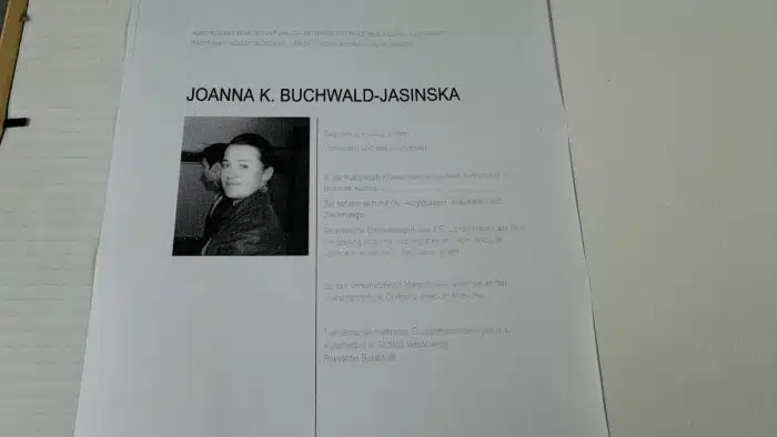 Johanna Buchwald Jasinska Mischtechnik - signiert, datiert 2004 66x55 cm Bild 50x37 cm – Bild 5