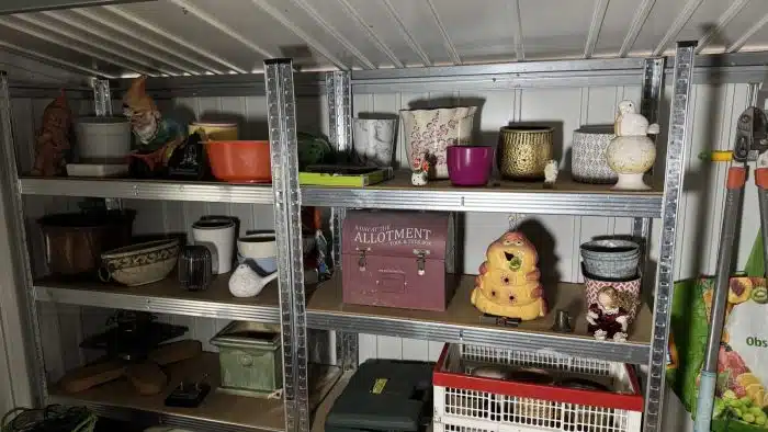 Gartenhütte - Rauminhalt - OHNE Hütte und Regale !! – Bild 11
