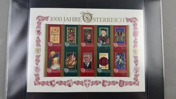 Jahresmappe Jahresausgaben Briefmarken Österreich 1996 1997 1999 – Bild 3