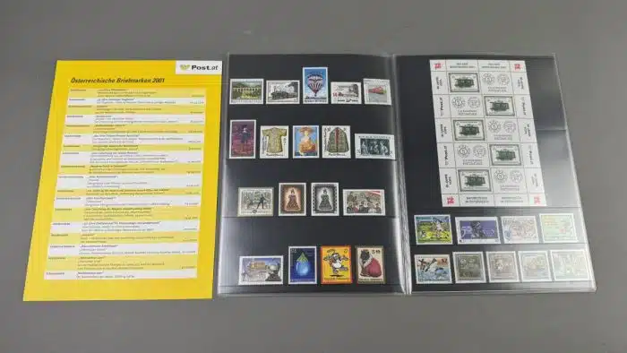 Jahresmappe Jahresausgaben Briefmarken Österreich 1998 1996 2001 – Bild 2