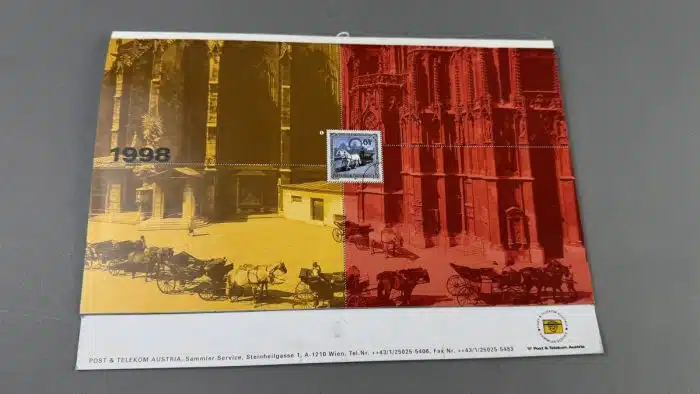 Jahresmappe Jahresausgaben Briefmarken Österreich 1998 1996 2001 – Bild 3