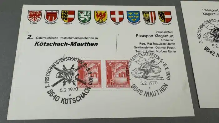 4 Stück - Sondermarken und Briefe - Uhr – Bild 2